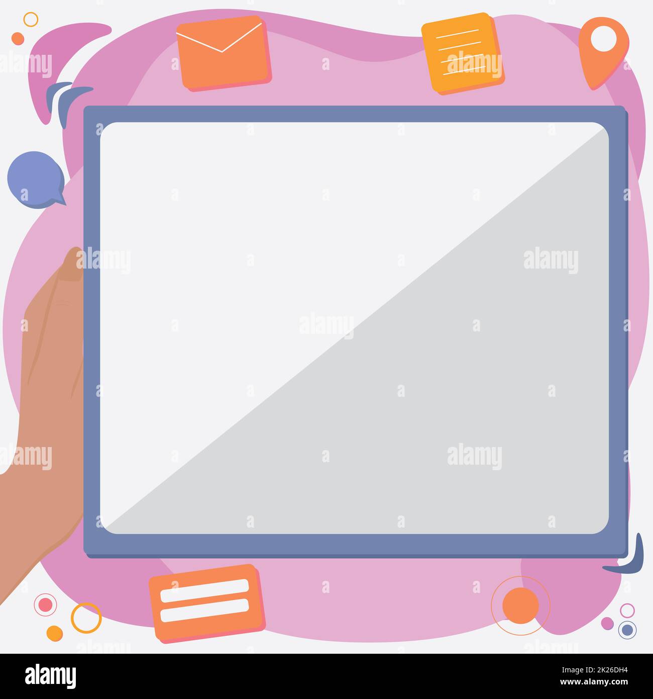 Abstract Deleting Browser History, Editing Organizing Online Files