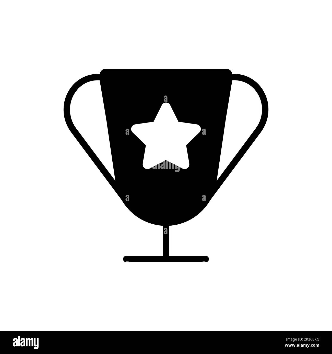 Award vector glyph icon. Pet animal sign Stock Photo