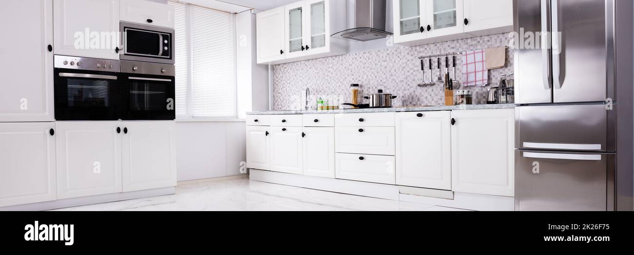 Modern Kitchen Interior Stock Photo