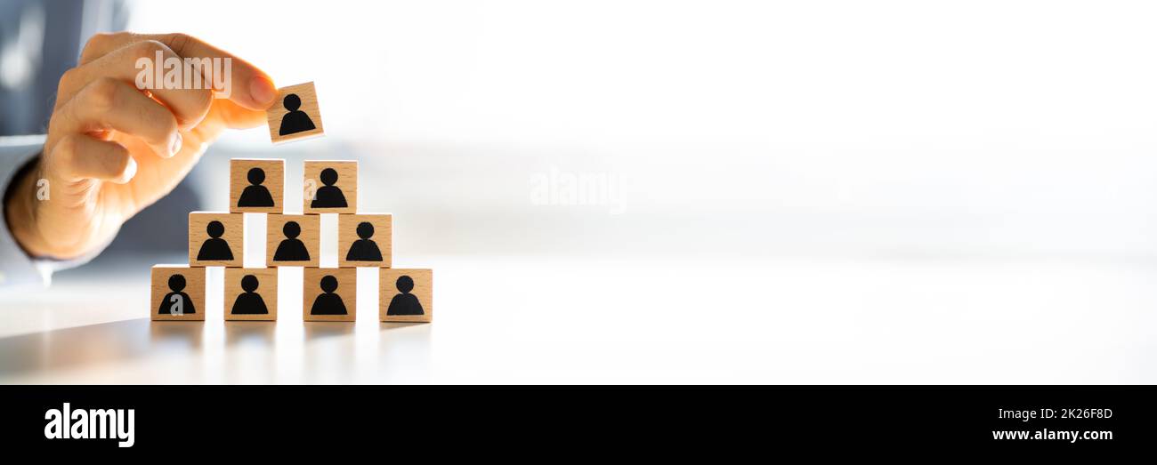 Business Leader Stacking Blocks Stock Photo - Alamy