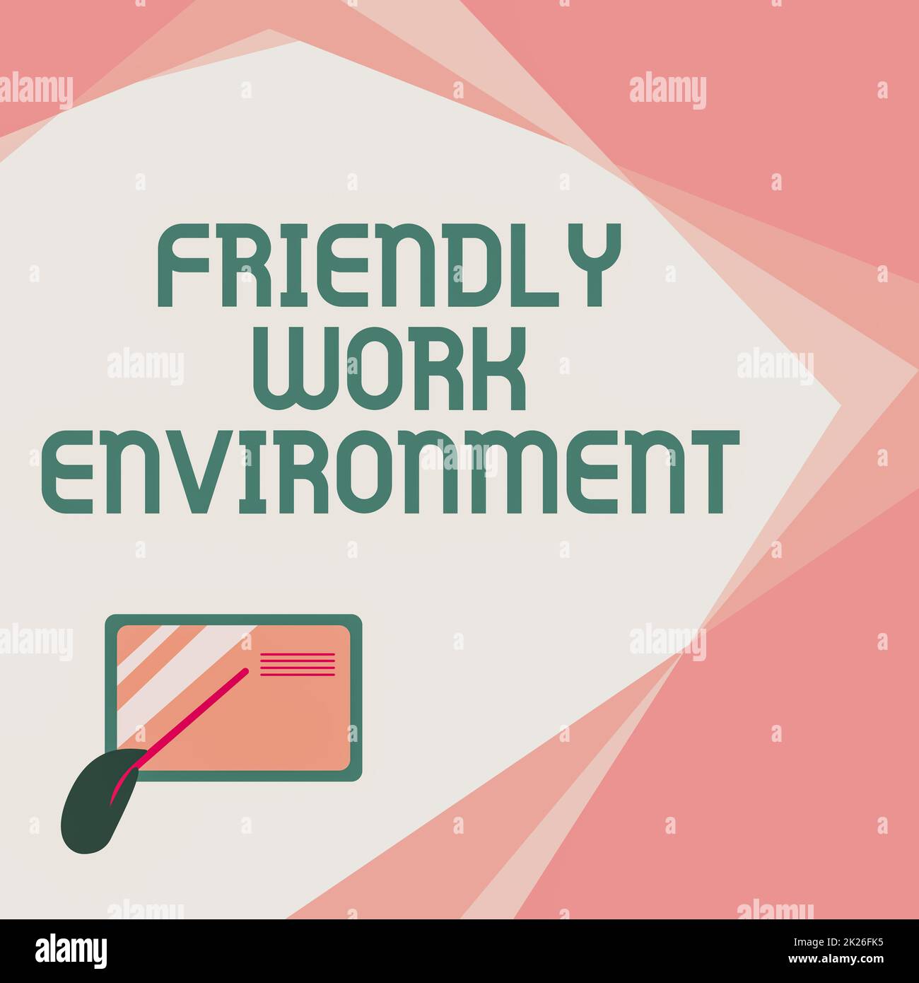 Handwriting text Friendly Work Environment. Concept meaning future city