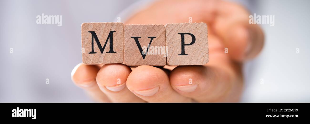 MVP Minimum Viable Product Stock Photo