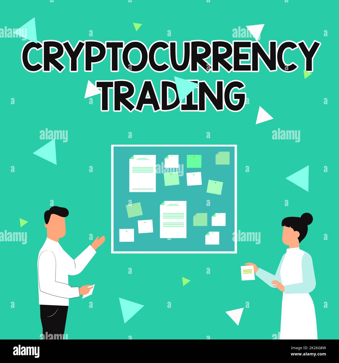 Sign displaying Cryptocurrency Trading. Word Written on act speculating