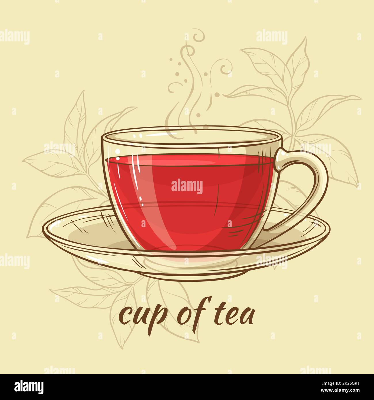 Cup of tea stock photo alamy