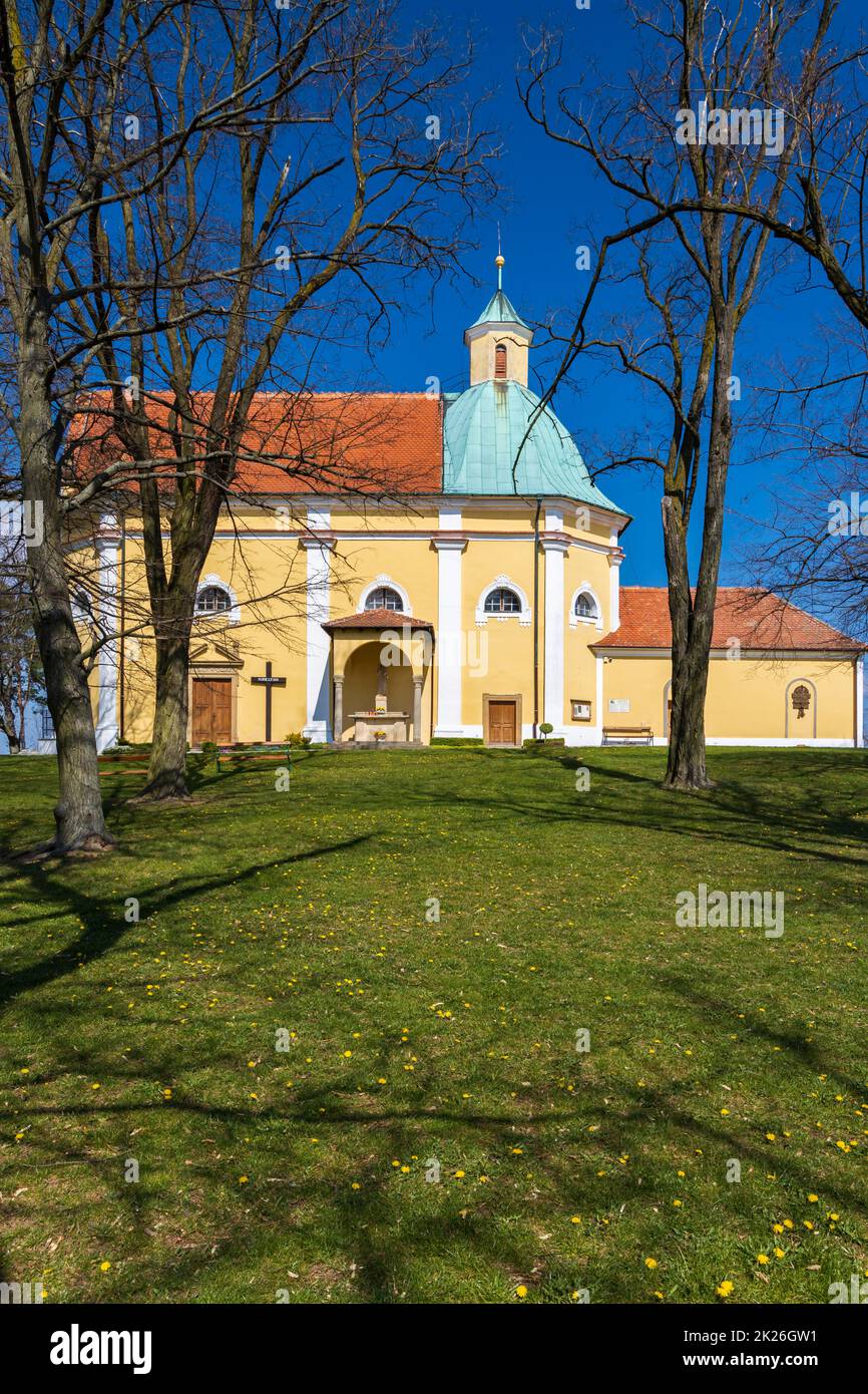Place of pilgrimage Svaty Antoninek, Blatnice, Southern Moravia, Czech Republic Stock Photo