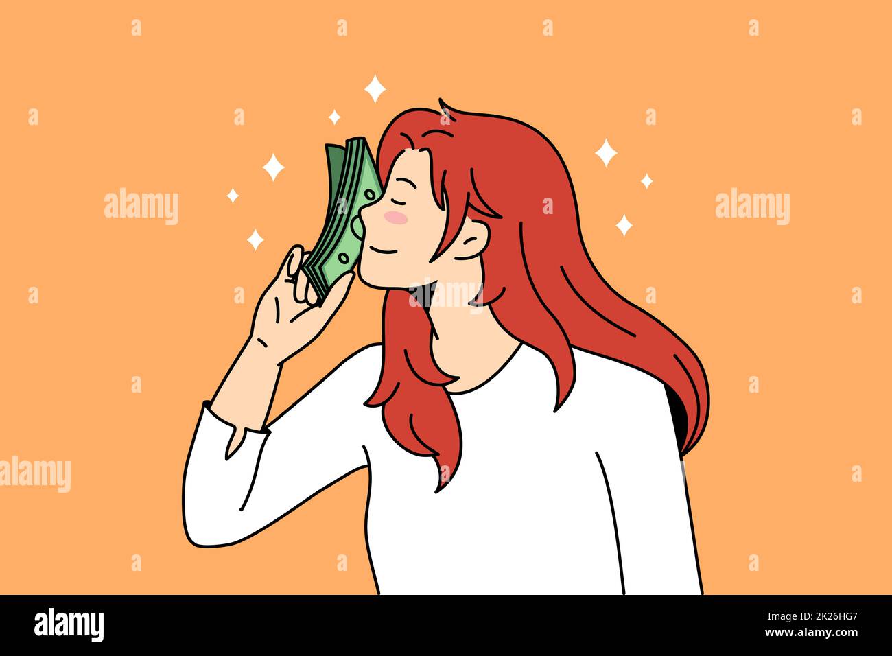 Financial profit and salary concept. Stock Photo