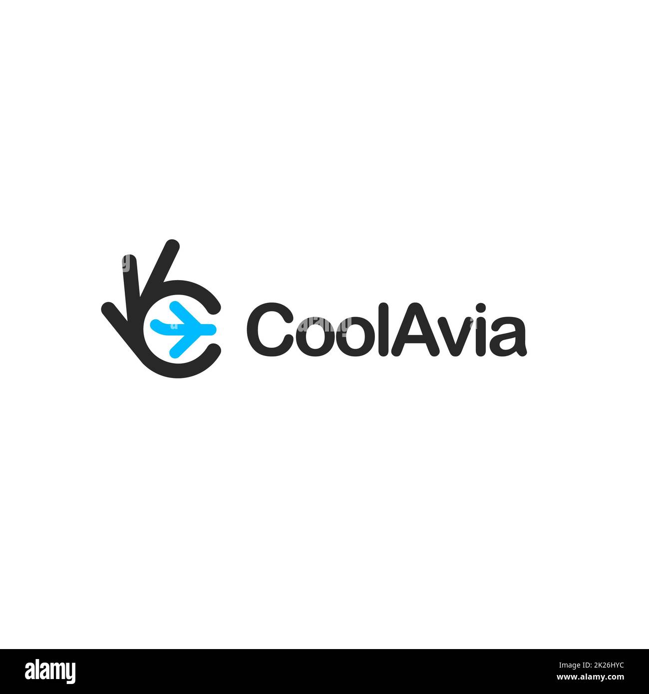 Aircraft, airplane, airport icon. Ok symbol, Okay vector logo, high