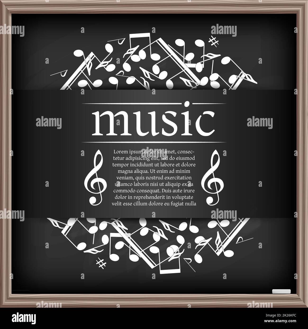 Music poster template Stock Photo - Alamy