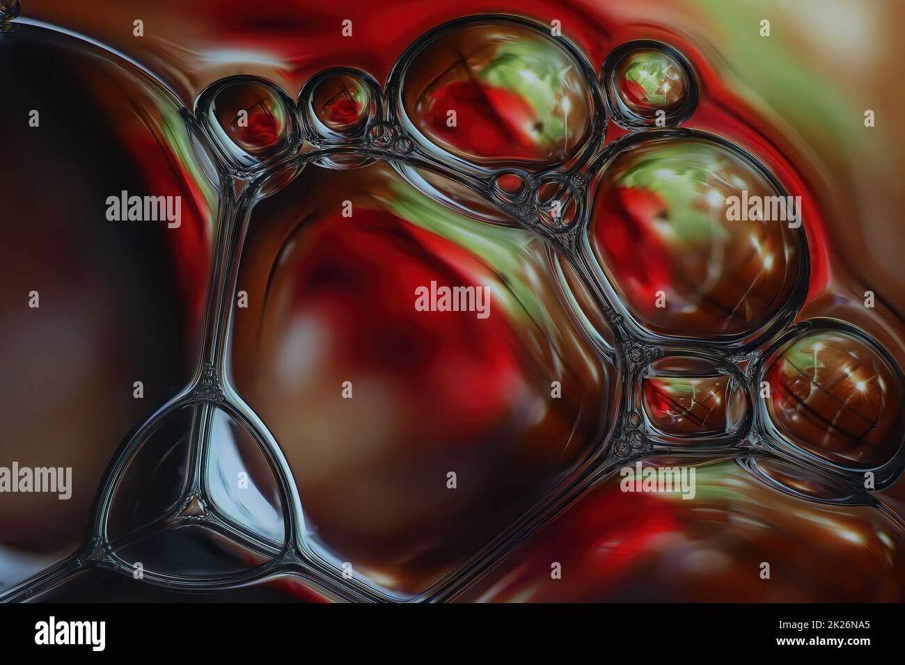 Schaum farbig II Stock Photo