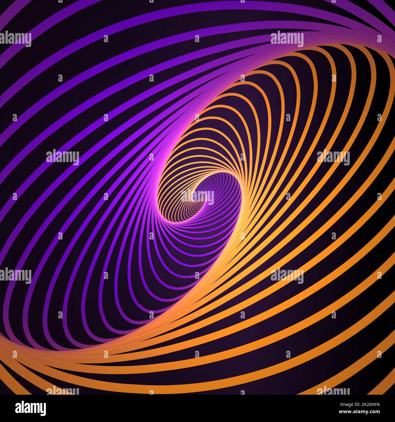 Abstract cosmic, twisting lines background. Nano technology structure