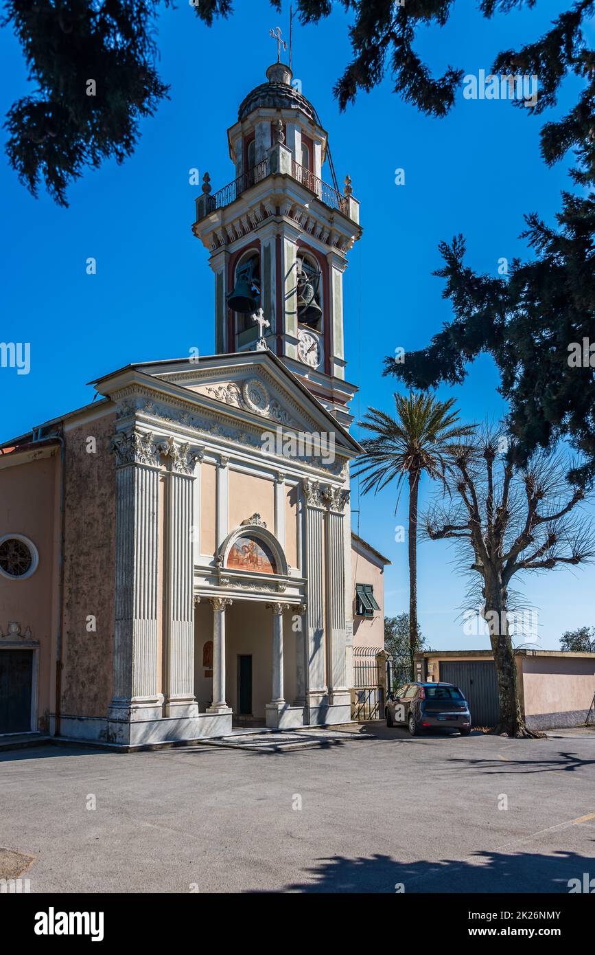 Church in Chiavari Stock Photo Alamy