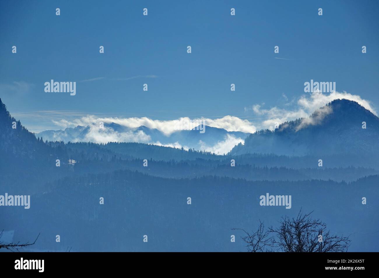 Germany, Bavaria, Upper Bavaria, mangfall mountains, Hiking paradise, landscape Stock Photo
