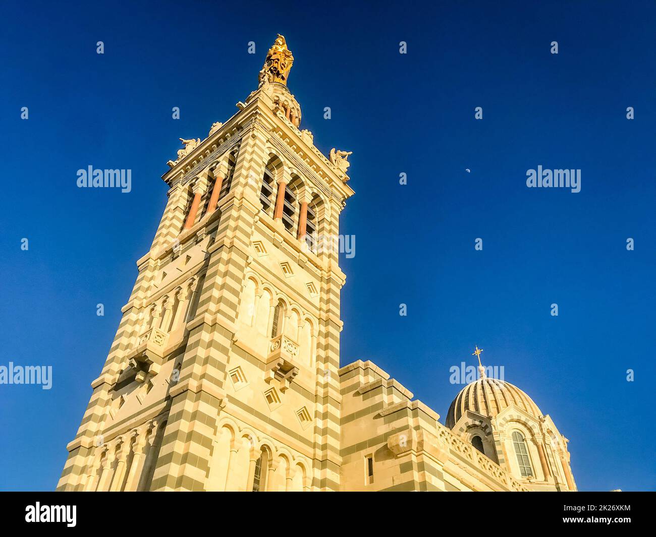 Basilica of Notre Dame de la Garde Stock Photo