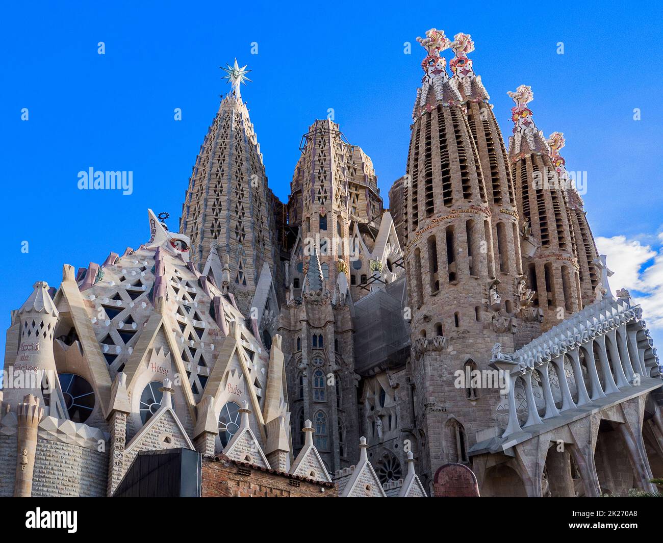 Spain - Barcelona, Sagrada FamÃlia - Temple of Expiation of the Holy Family Stock Photo