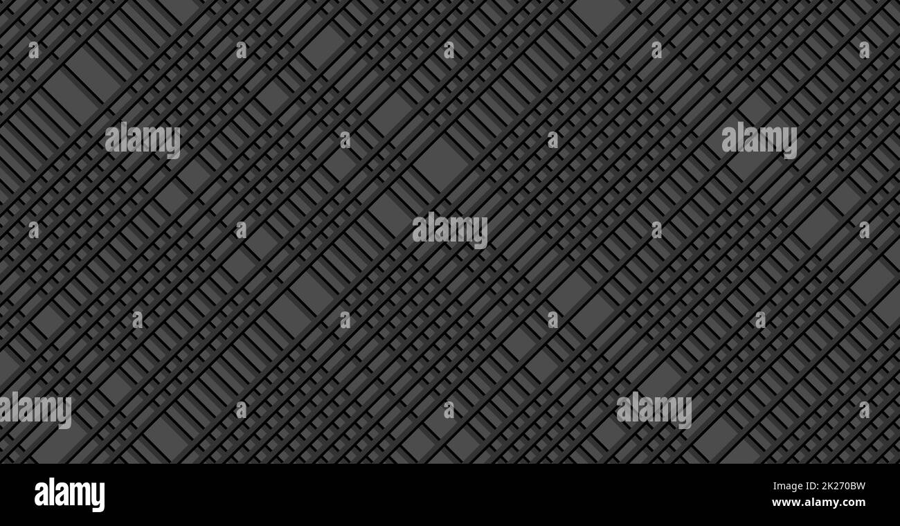 Industrial panoramic dark background, many straight lines - Vector Stock Photo