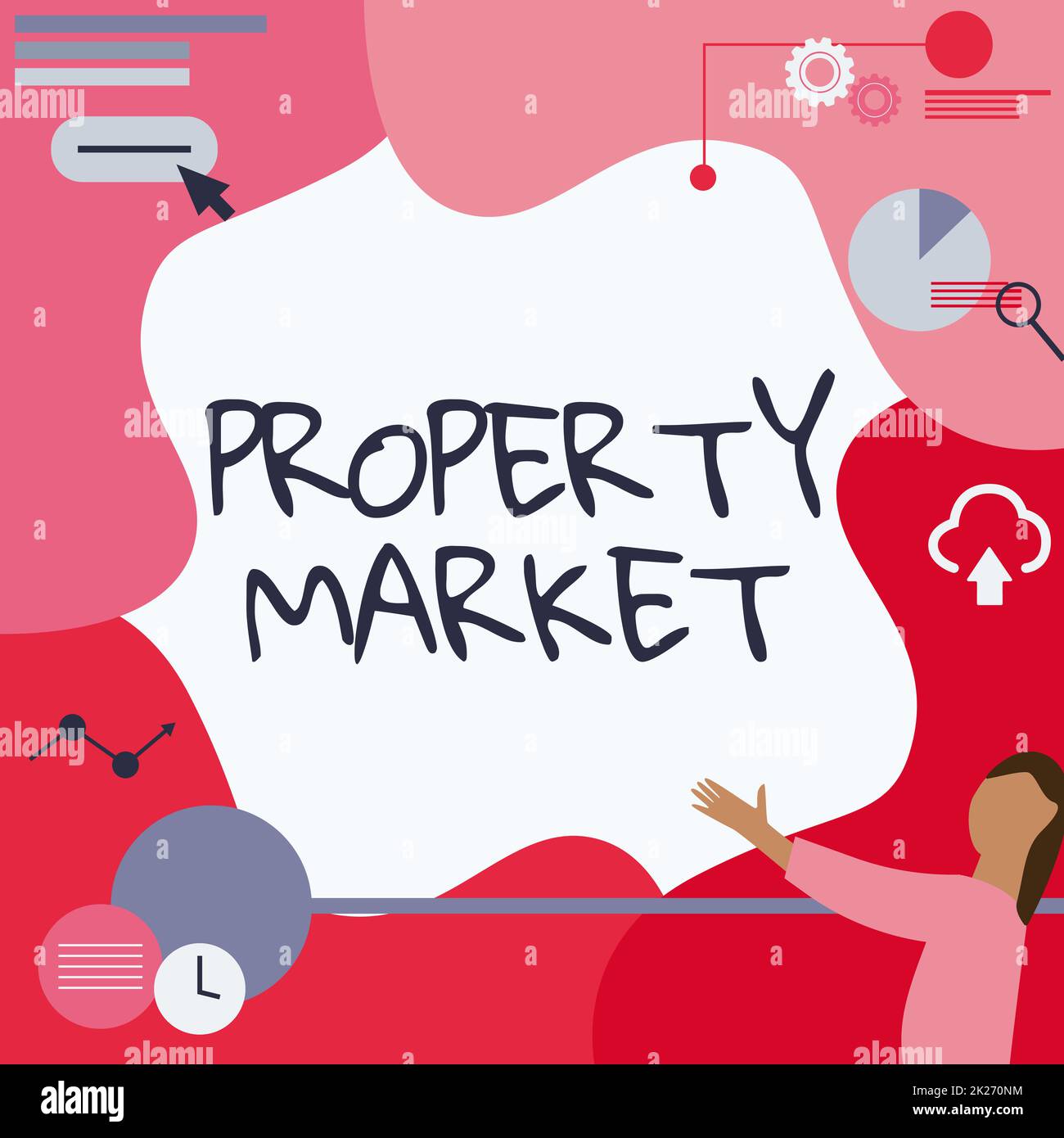 Inspiration showing sign Property Market. Concept meaning the buying and selling of land and