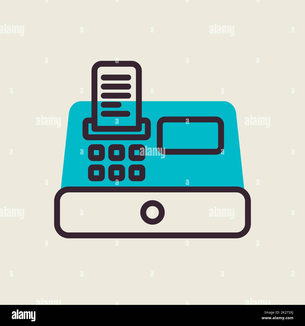 Cash machine vector flat icon Stock Photo Alamy