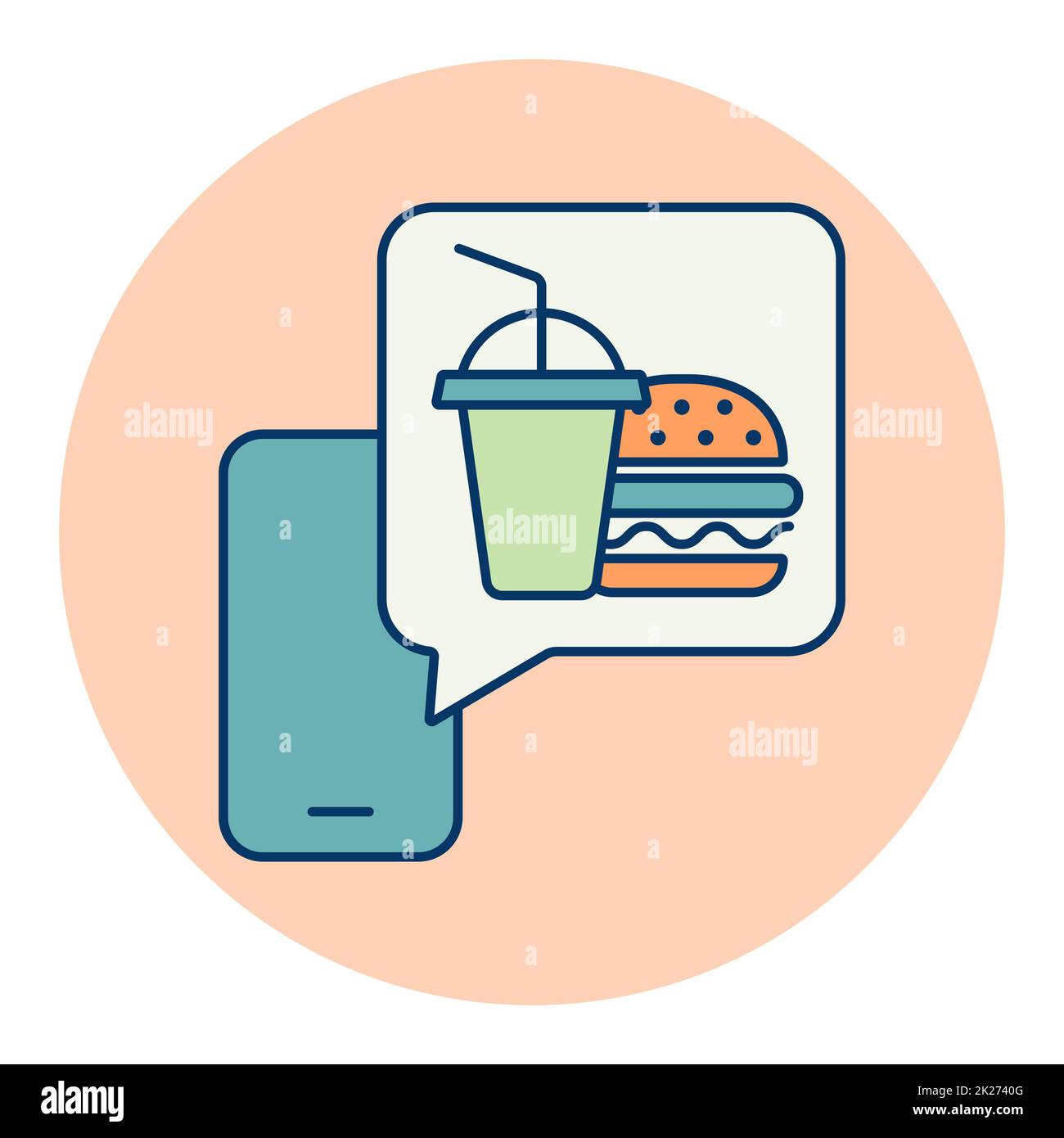 fast-food-delivery-service-vector-icon-stock-photo-alamy