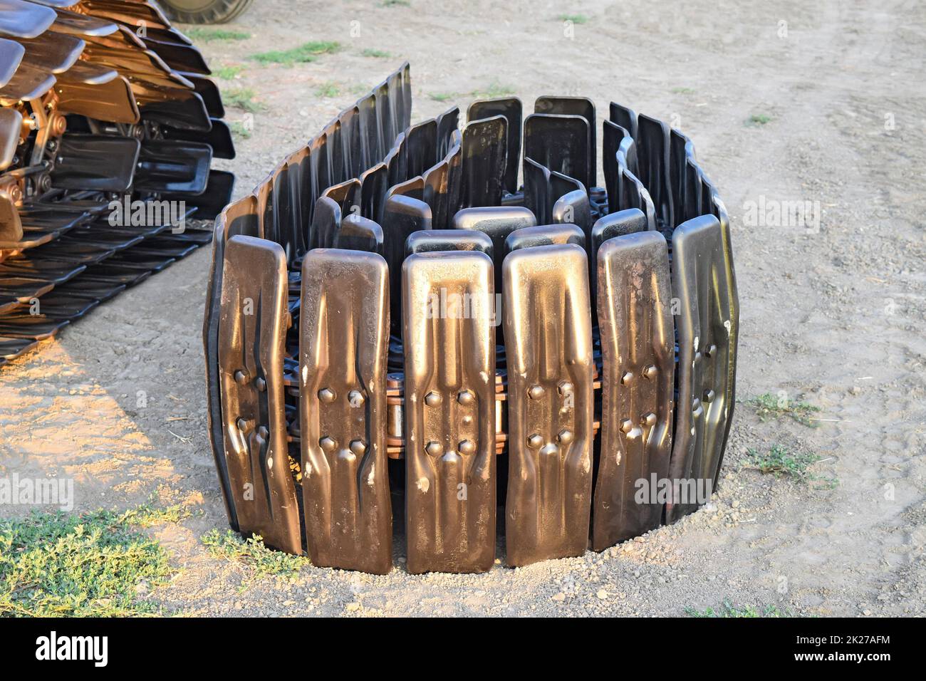 Track new Combine Stock Photo - Alamy