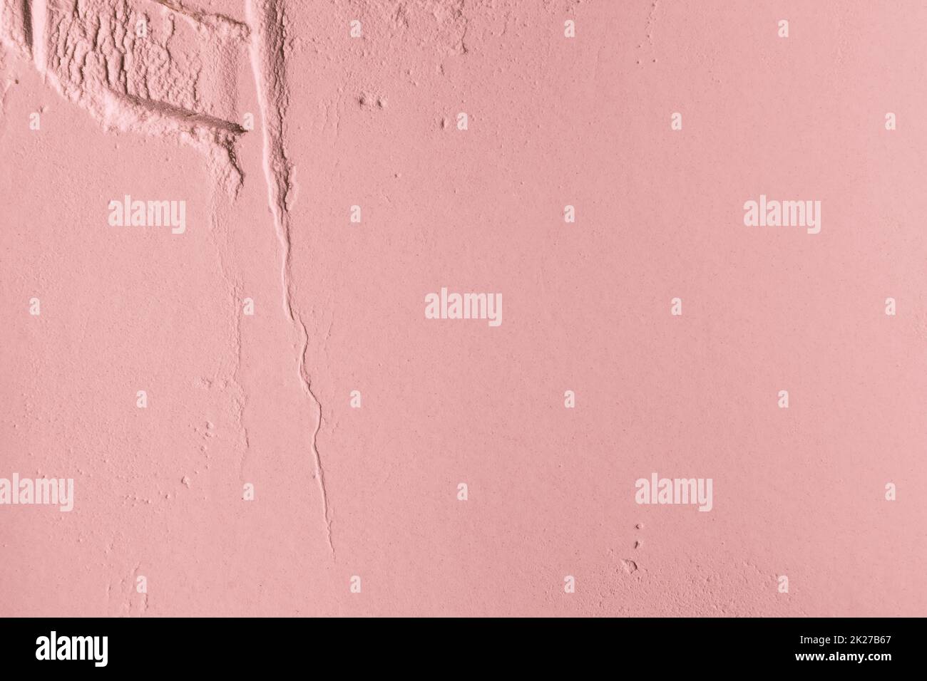 Cosmetic background, clay texture. Mask pink dry clay for face and body Stock Photo