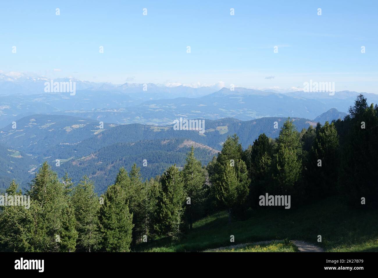 Landschaft bei Obereggen Stock Photo