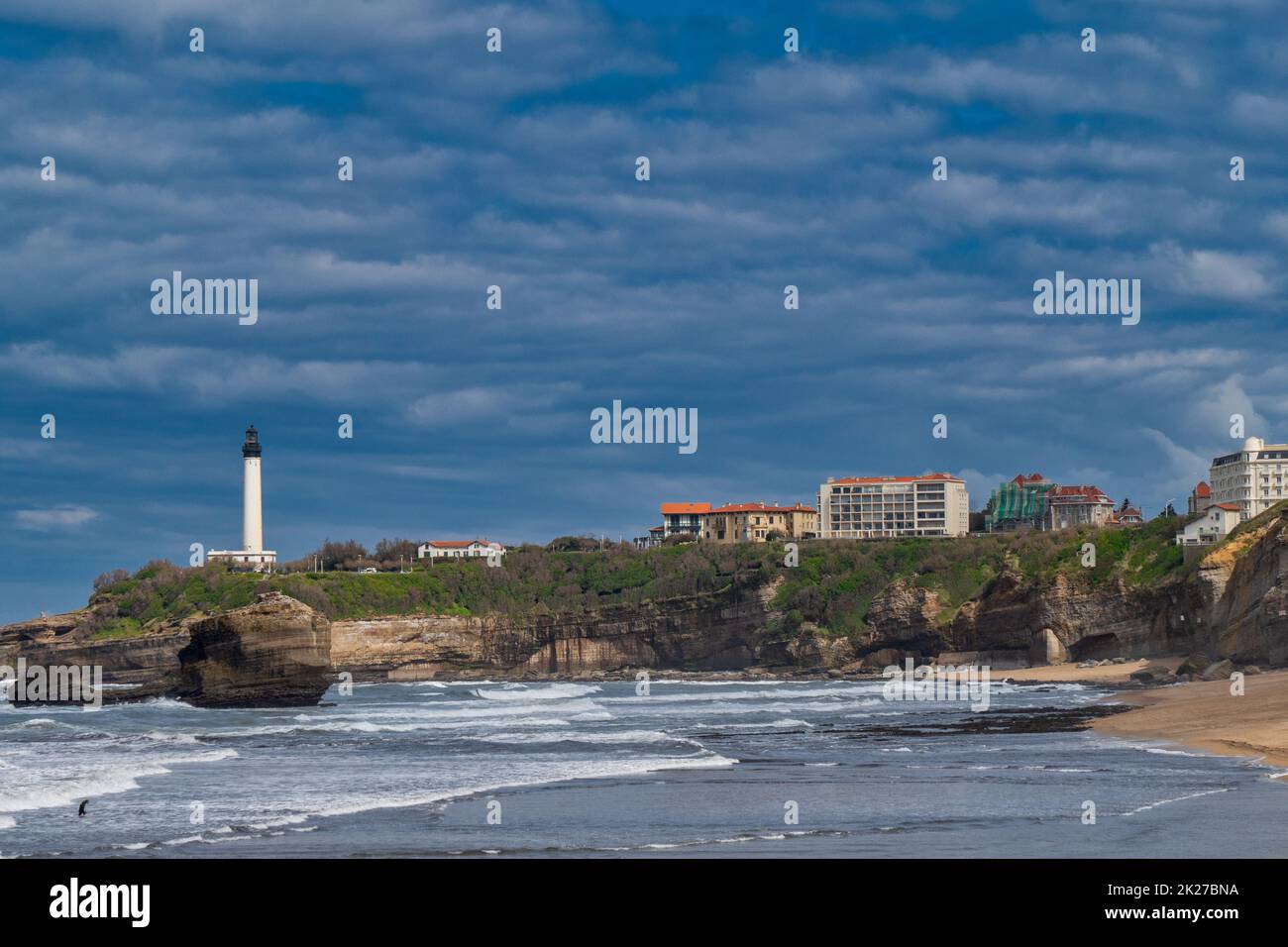 Phare de la Pointe Saint Martin Biarritz Lighthouse Stock Photo Alamy