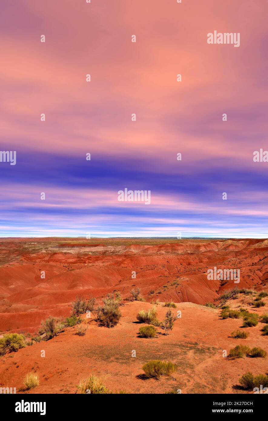 Painted Desert Arizona Stock Photo Alamy