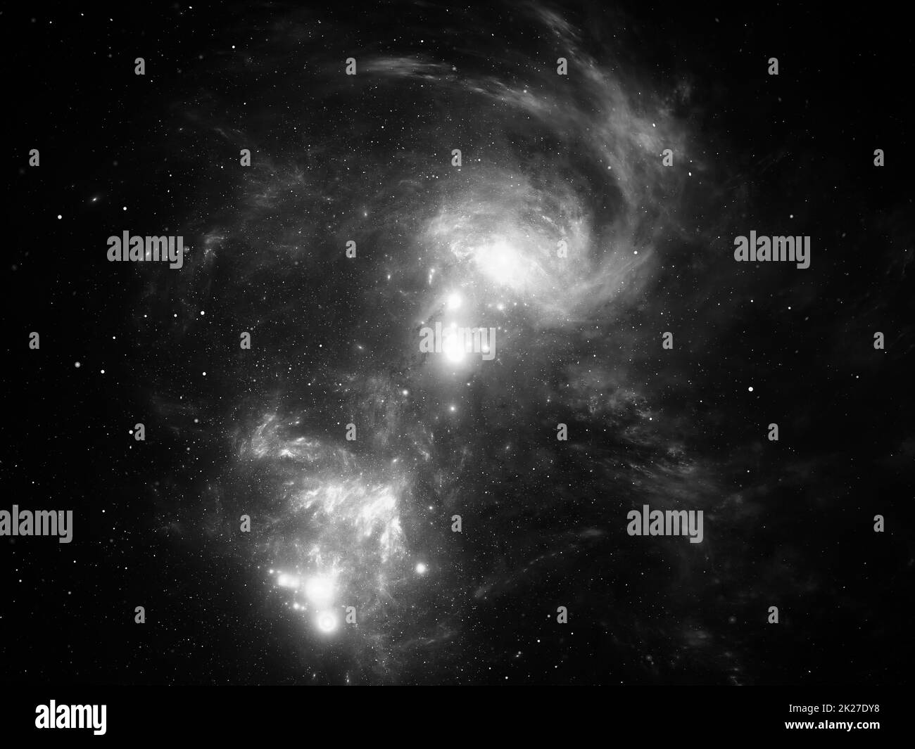 nebula galaxy background Stock Photo