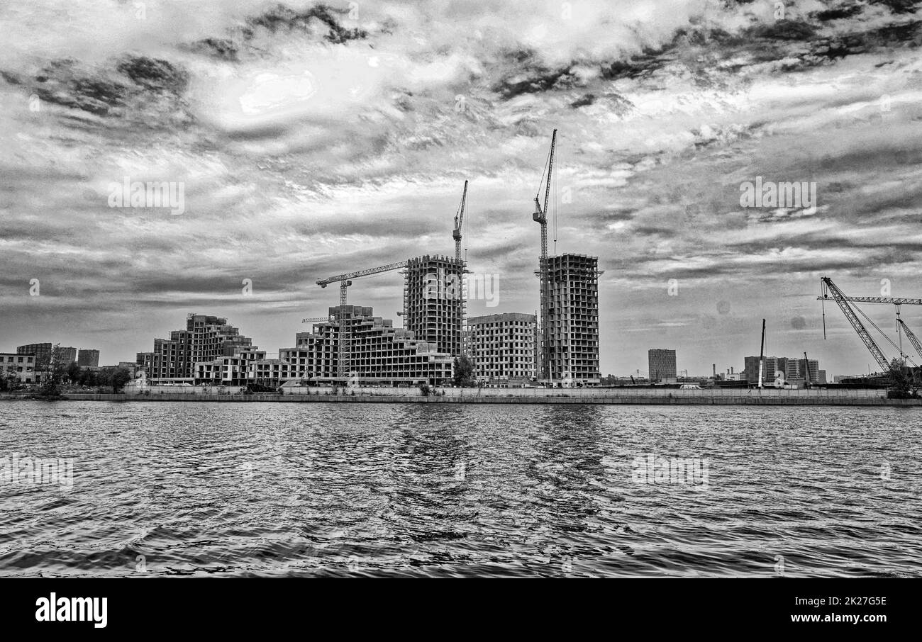 Photo building, city, construction Stock Photo Alamy