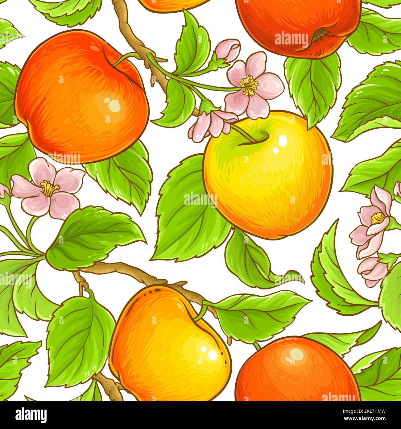 Sweet dessert cartoon seamless hi-res stock photography and images - Alamy