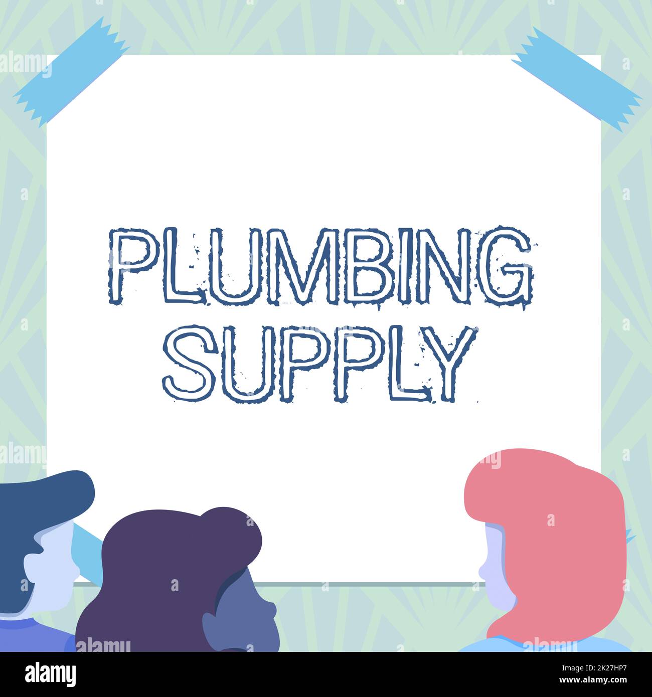 Conceptual caption Plumbing Supply. Business overview tubes or pipes