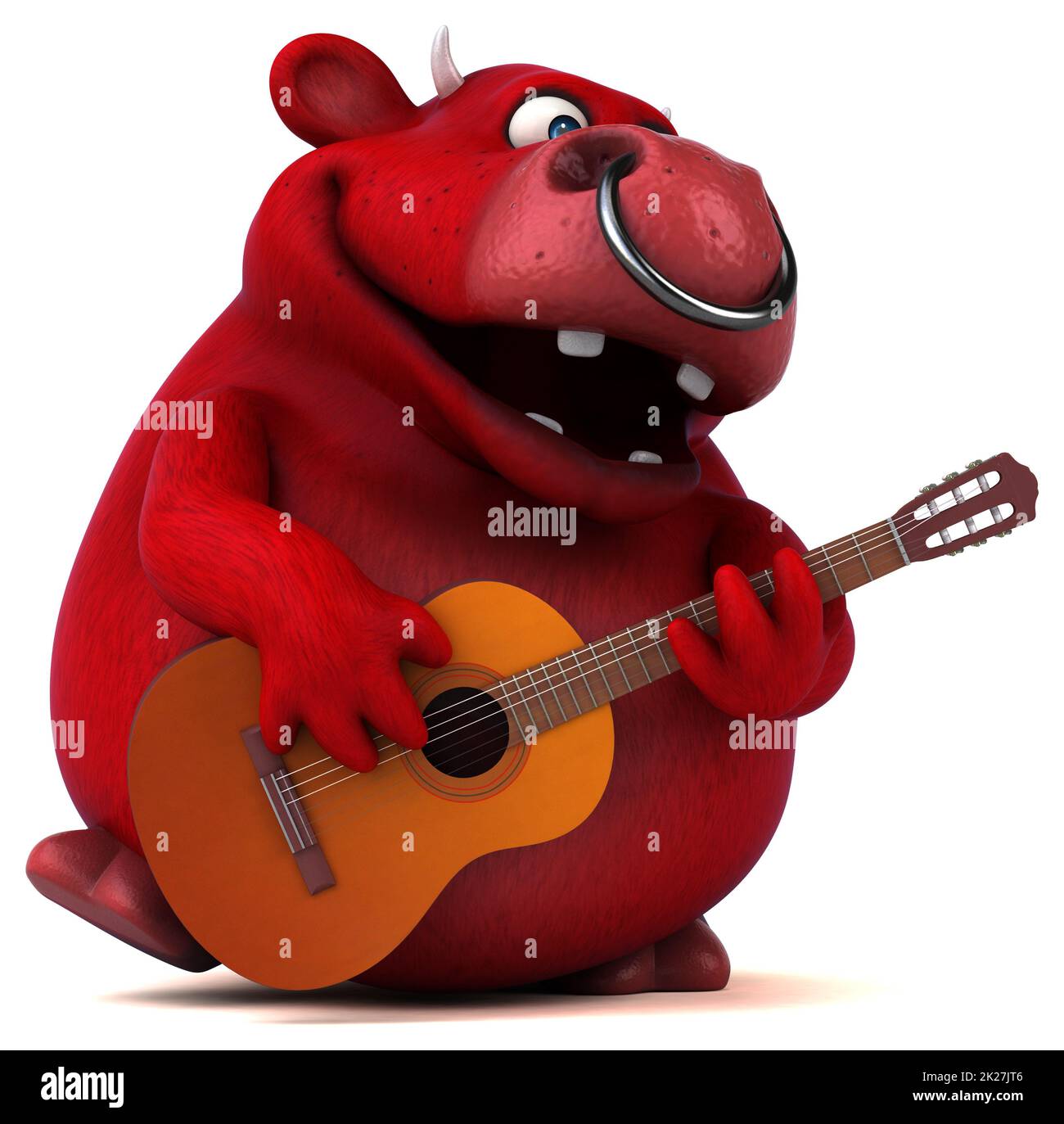 Fun Red Bull 3D Illustration Stock Photo Alamy fun-red-bull-3d-illustration-stock-photo-alamy