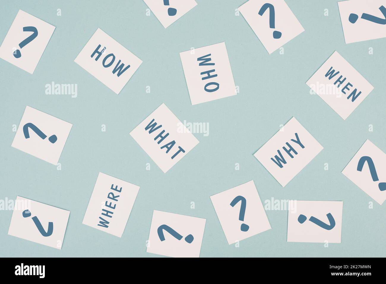 What who where how when why hi-res stock photography and images - Alamy