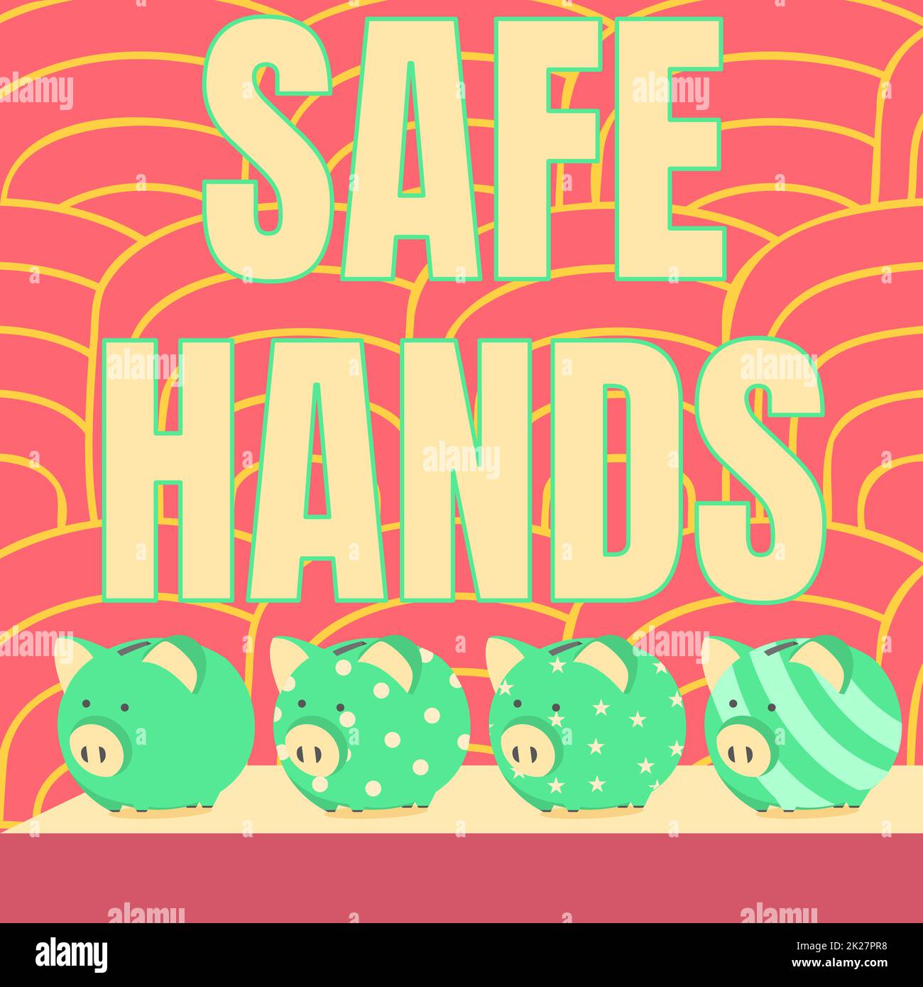 Inspiration showing sign Safe Hands. Concept Ensuring the