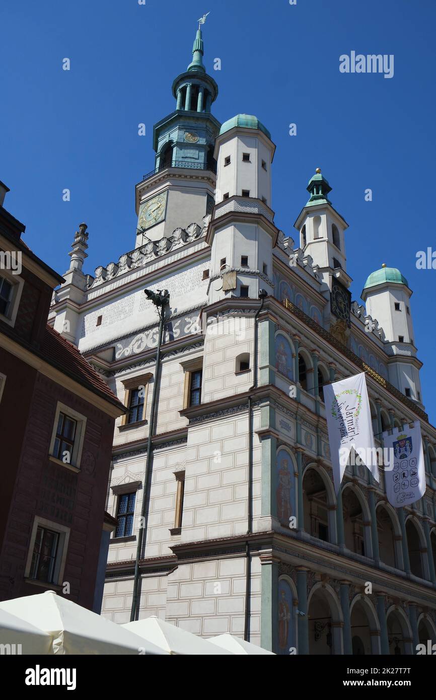 City Hall  in Poznan, Poland Stock Photo