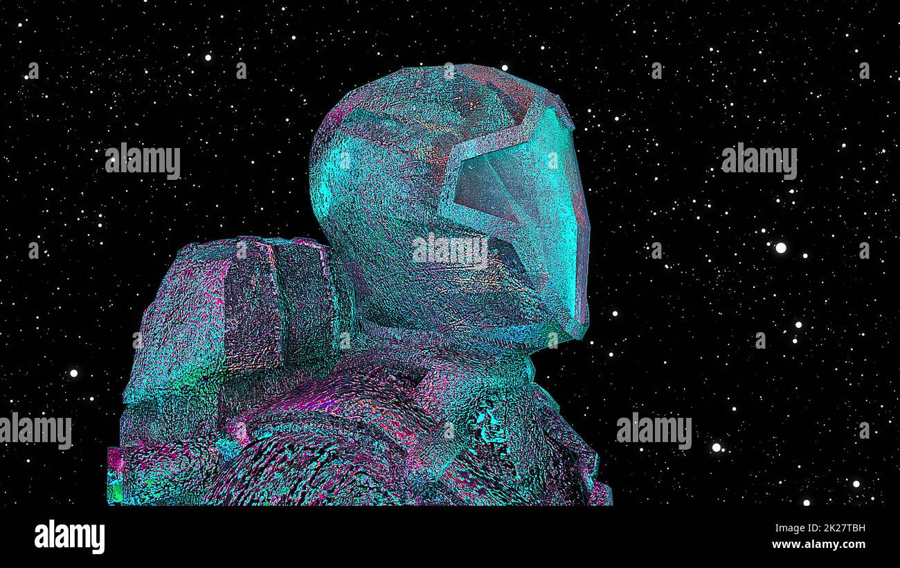 Abstract astronaut in space Stock Photo - Alamy