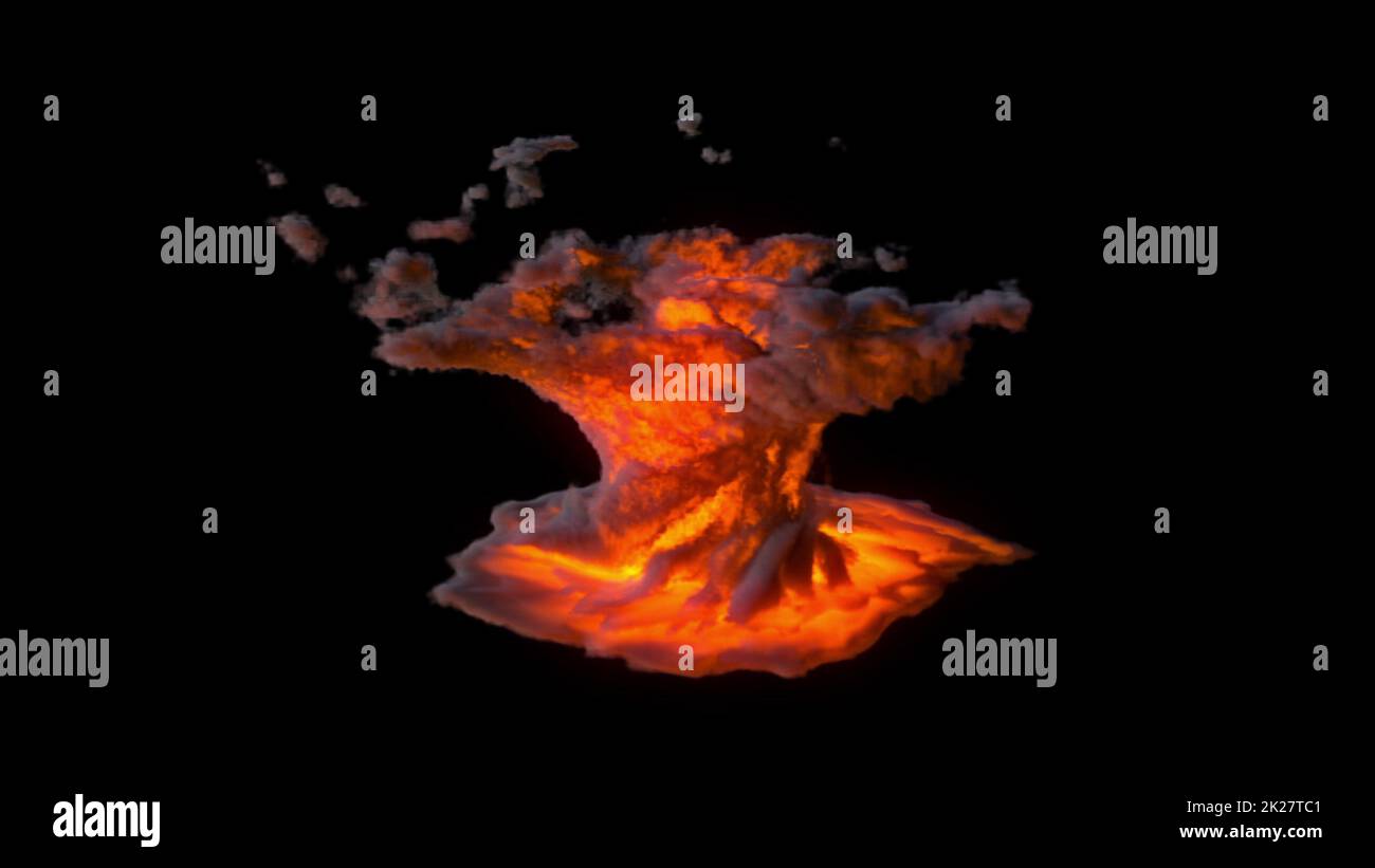 Fire spiral tornado Stock Photo - Alamy