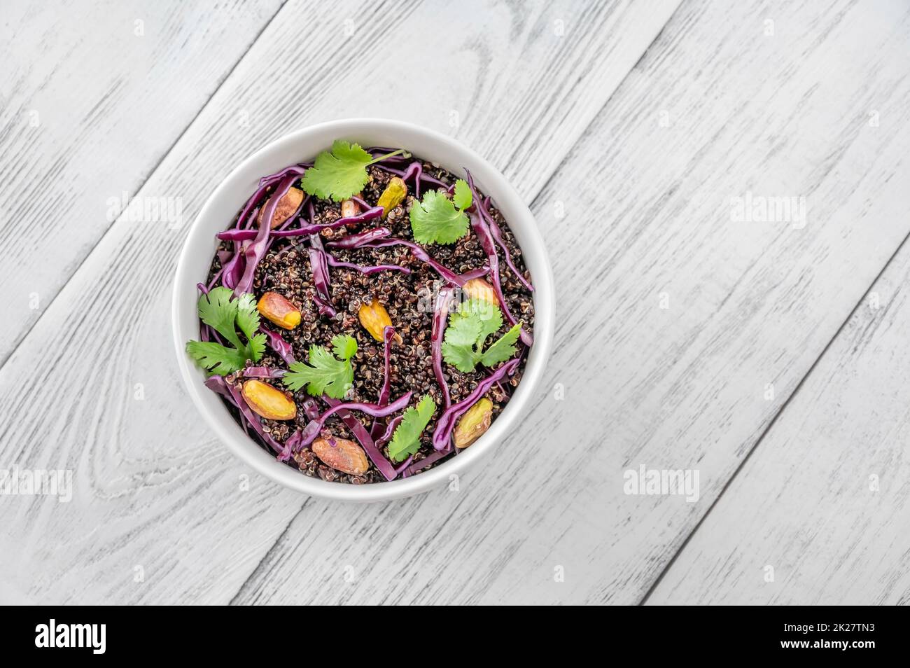 Crunchy quinoa salad Stock Photo
