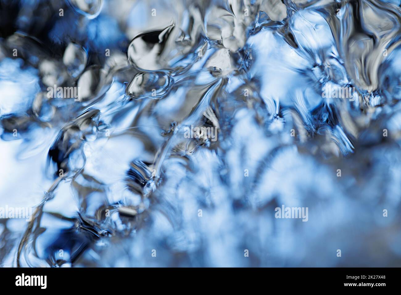 Melting ice closeup Stock Photo
