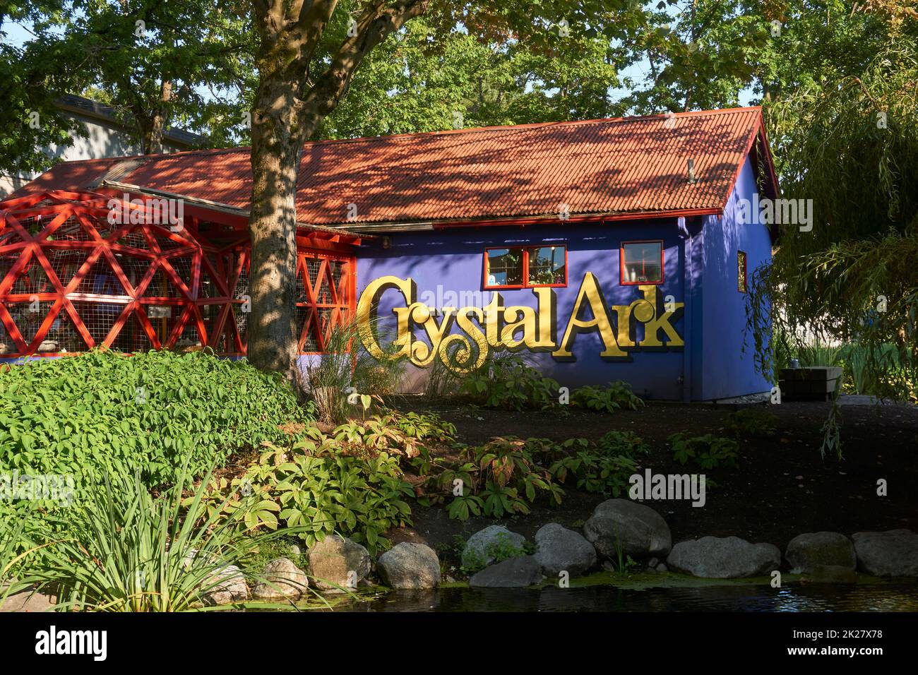 The Crystal Ark store on Granville Island, Vancouver, BC, Canada Stock Photo