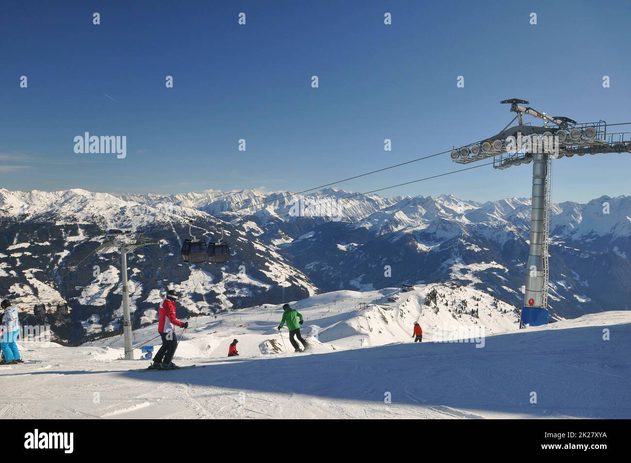 Skiing in Austria Stock Photo - Alamy