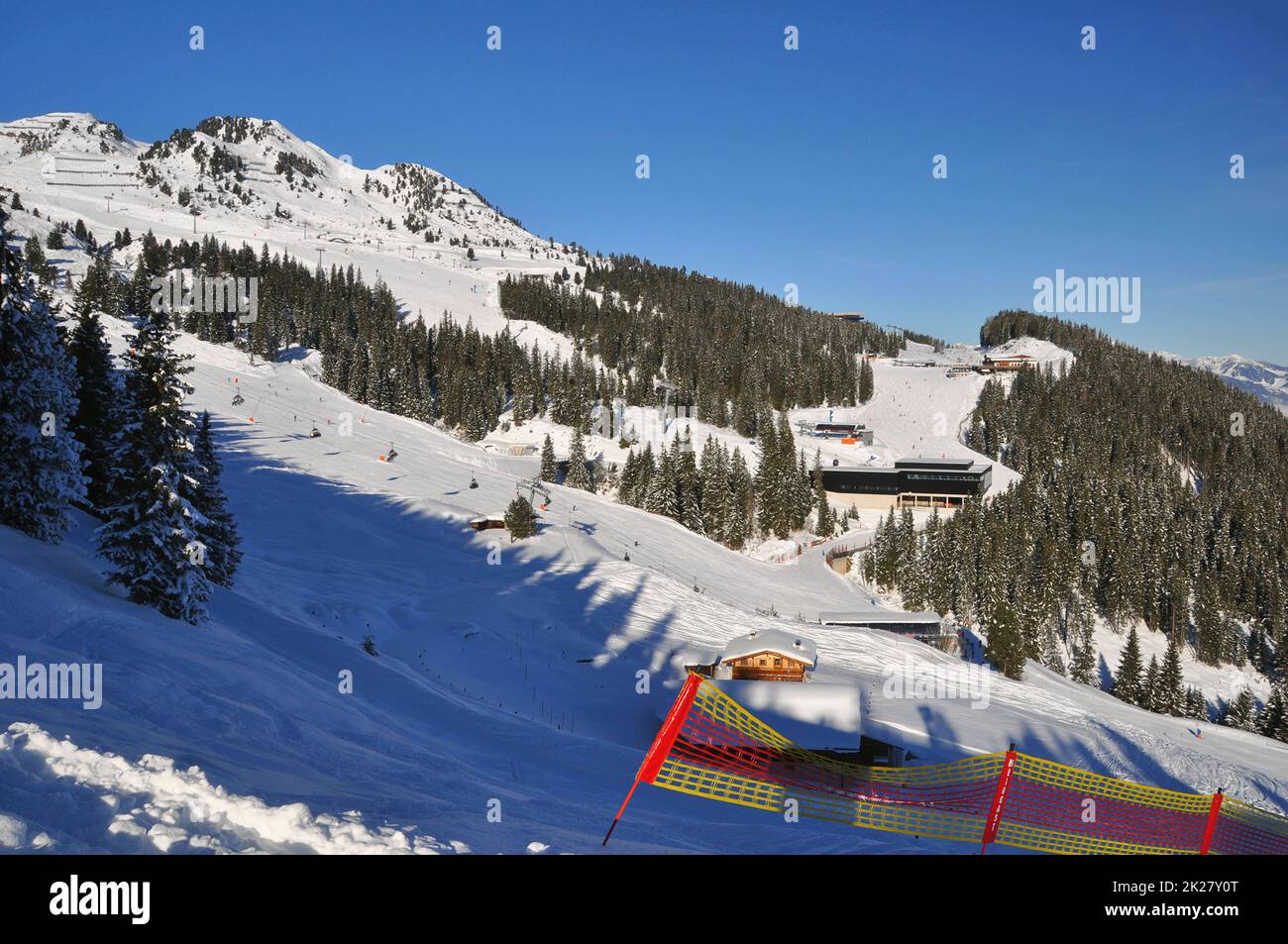 Skiing in Austria Stock Photo Alamy