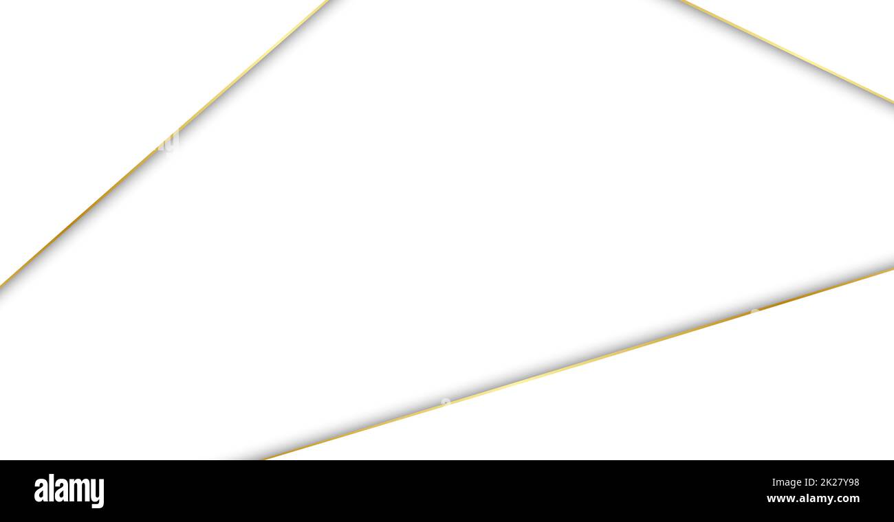 Abstract white background with golden lines - Vector Stock Photo - Alamy