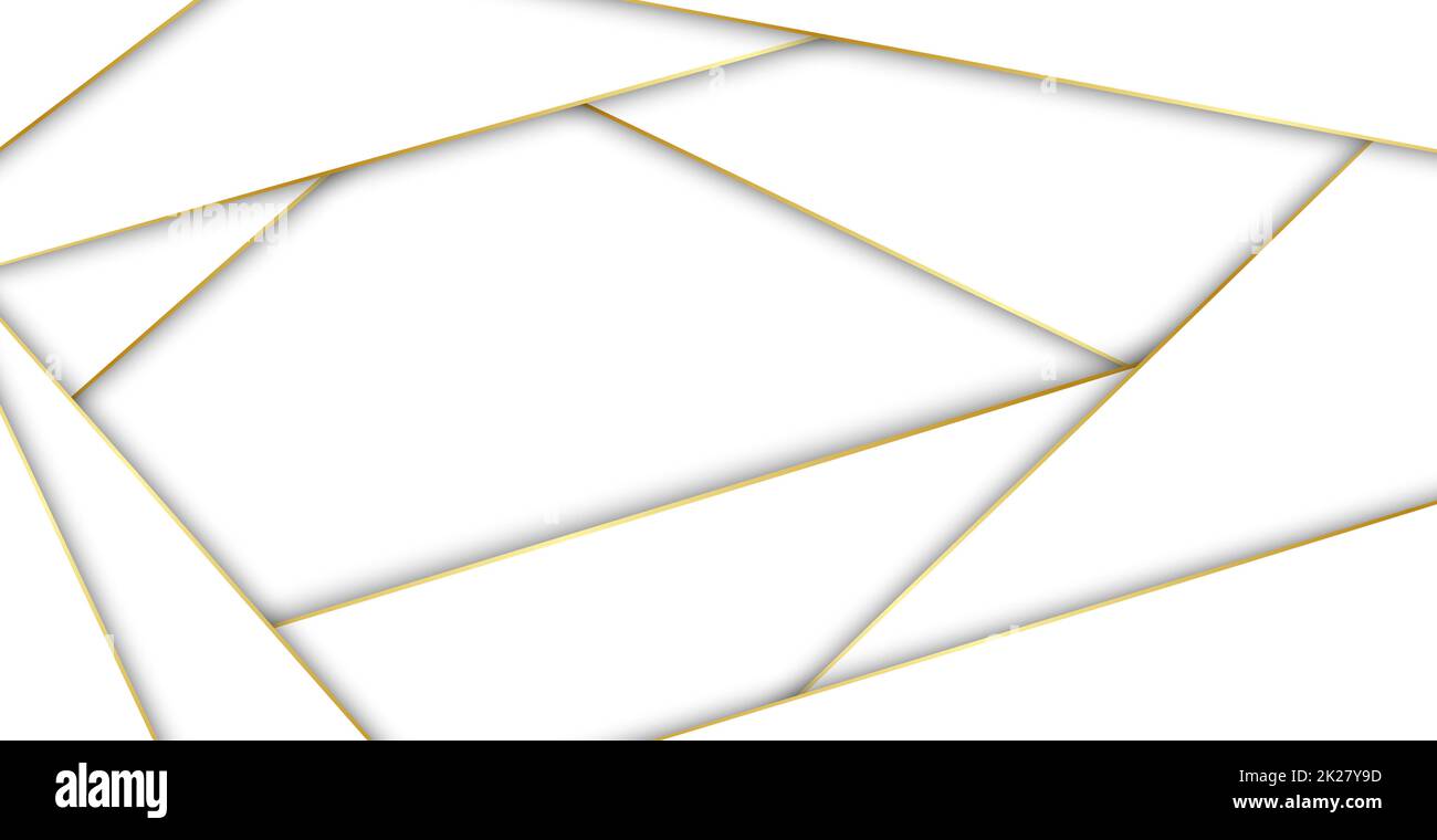 Abstract white background with golden lines - Vector Stock Photo - Alamy