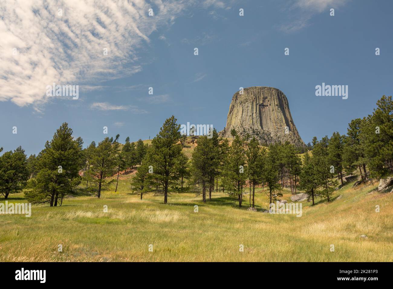 Devil's Tower, Wyoming, USA Stock Photo Alamy