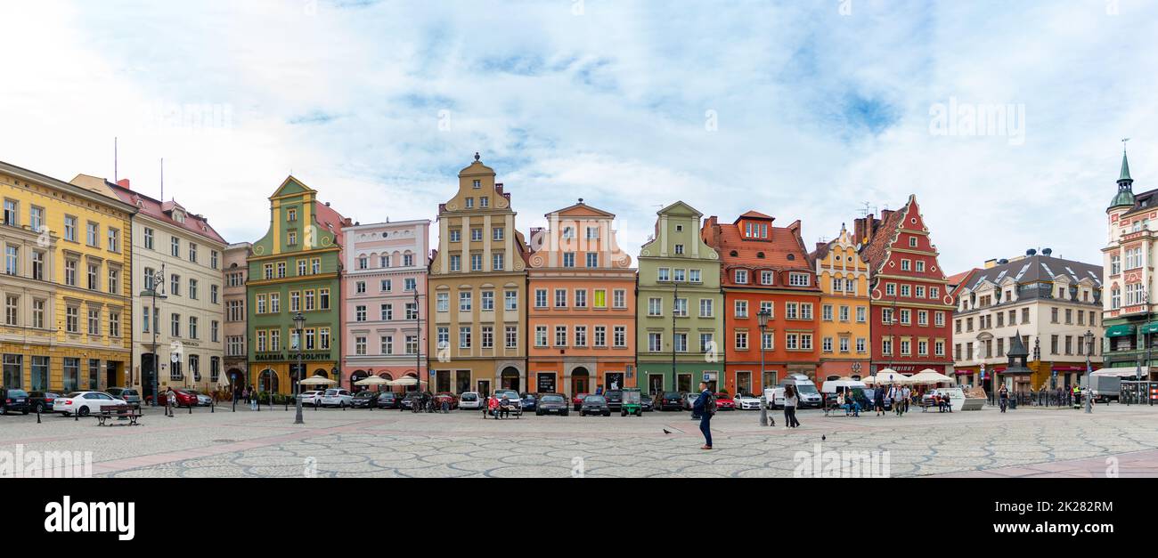 Solny Square Panorama Stock Photo - Alamy