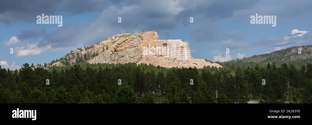 Crazy Horse memorial, Black Hills, South Dakota, USA Stock Photo