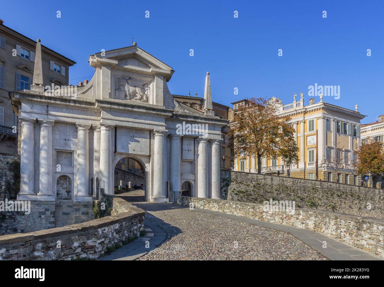 San Giacomo gate Stock Photo - Alamy