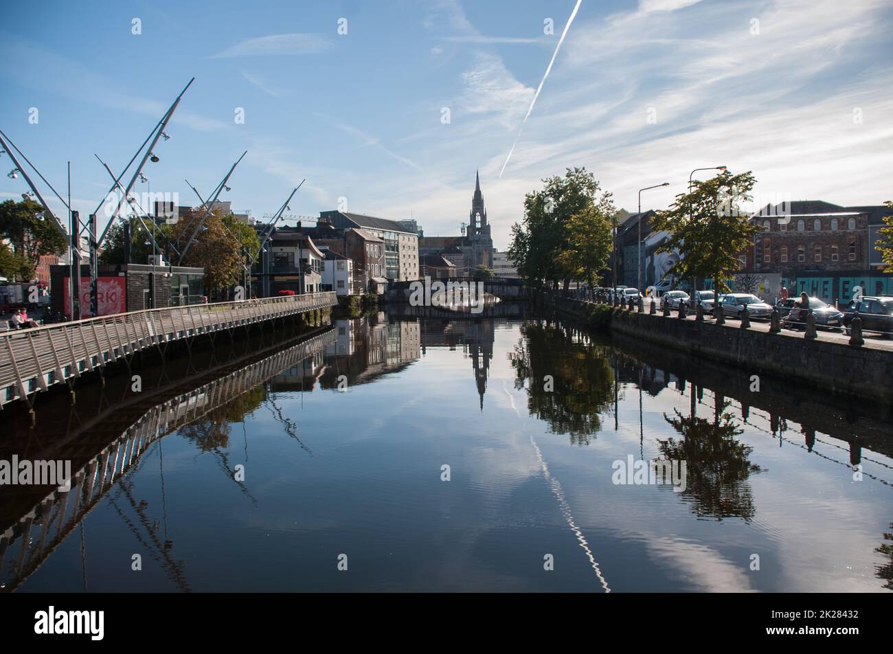 River Lee, Cork city. Ireland Stock Photo