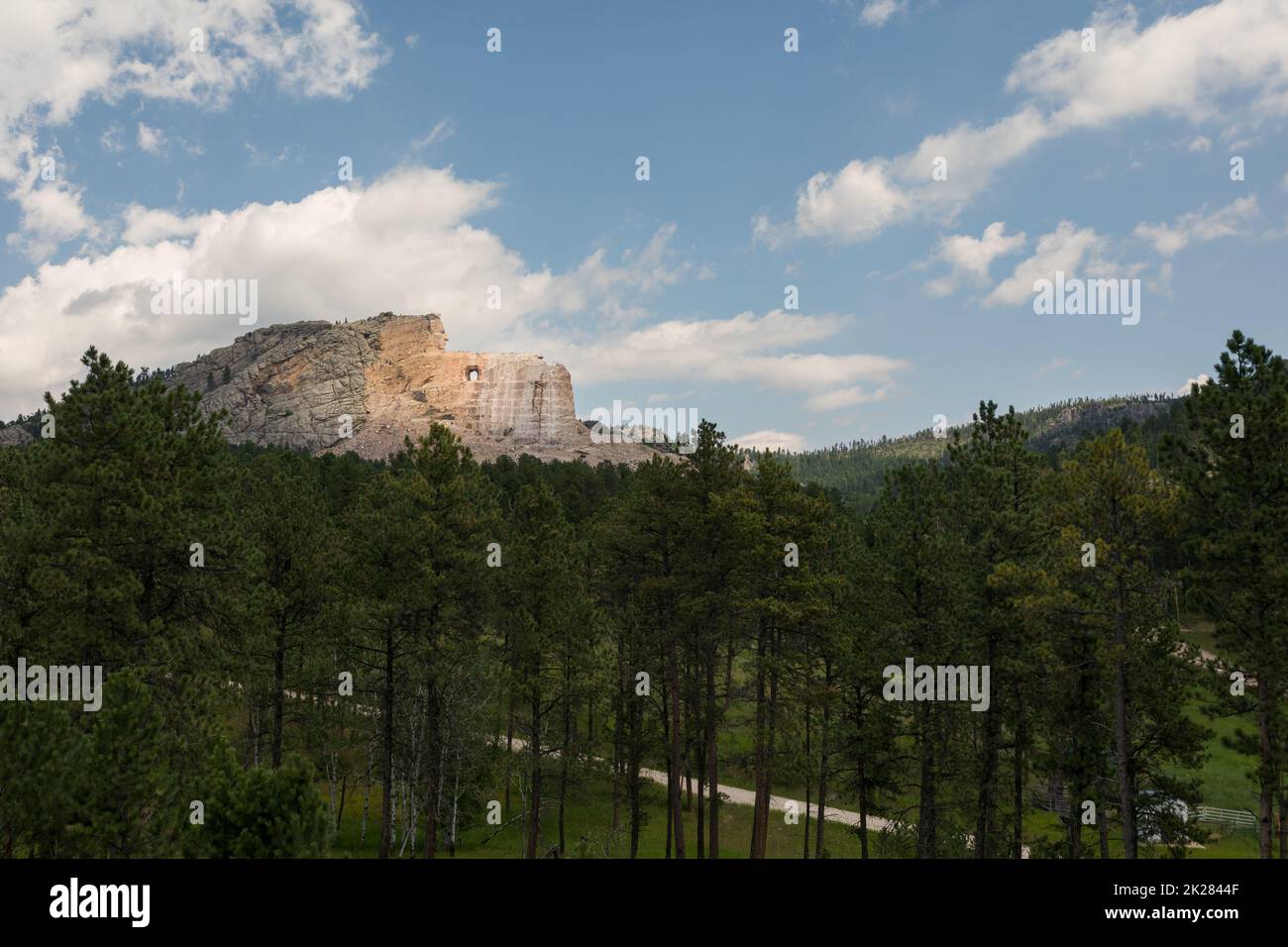Crazy Horse memorial, Black Hills, South Dakota, USA Stock Photo